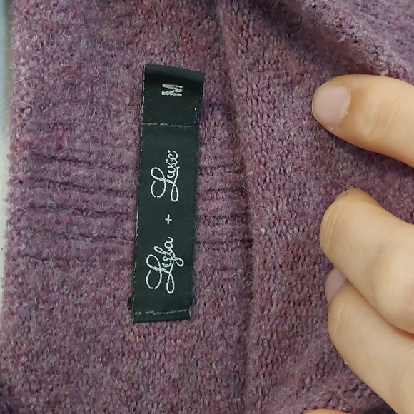 Lyla + Luxe Purple Sweater, M - Picture 2 of 4